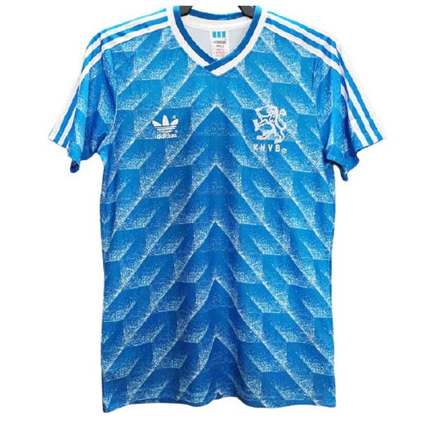 Tailandia Camiseta Países Bajos 2nd Retro 1988 Azul